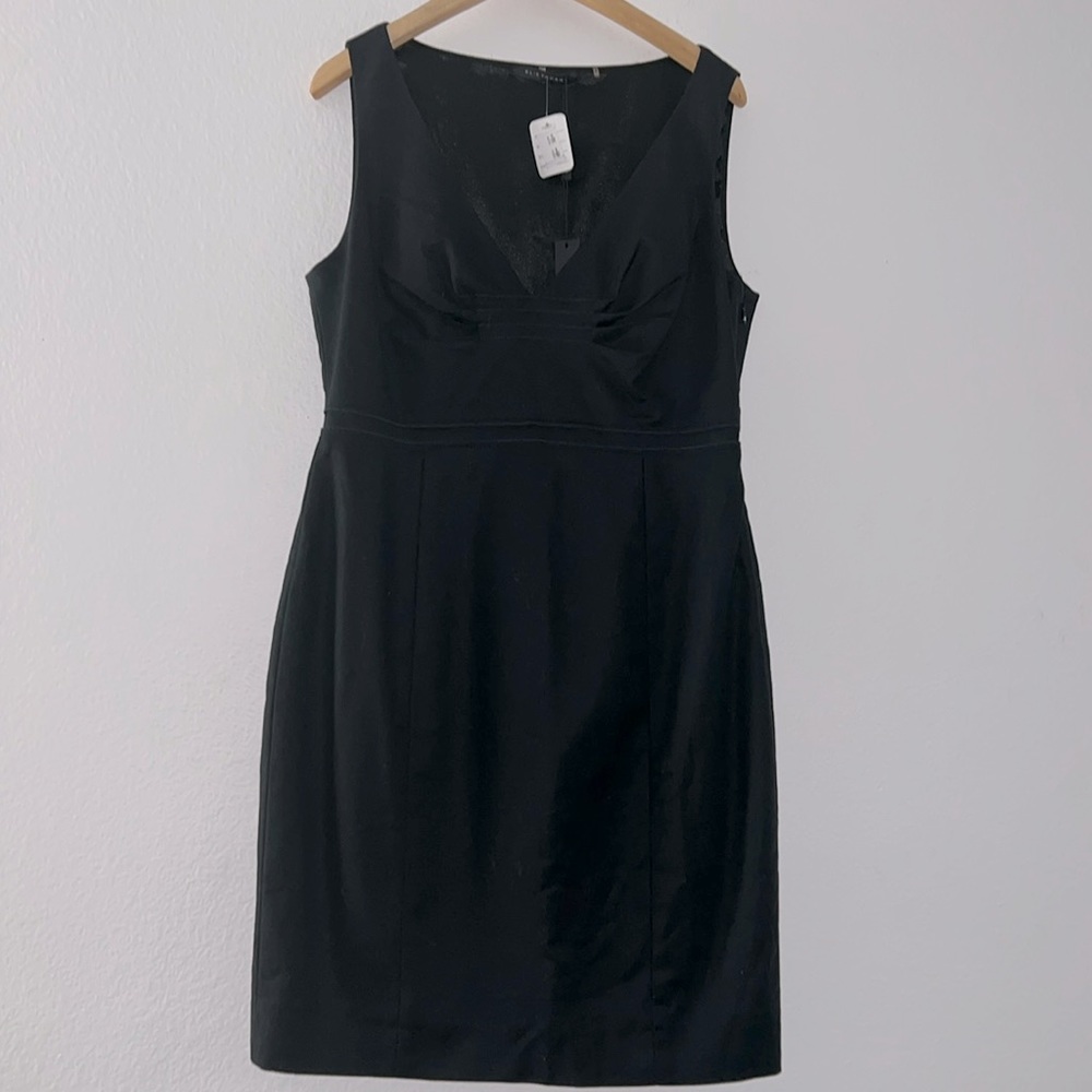New Elie Tahari Black Starla Dress Size USA/MEX 10 UK 14 IT 46